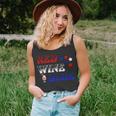 Red Wine Blue 4Th Of July Wine Red White Blue Wine Glasses V3 Unisex Tank Top