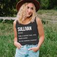 Sullivan Name Gift Sullivan Funny Definition Unisex Tank Top