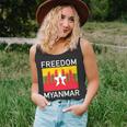 Three Finger Salute Myanmar Freedom Unisex Tank Top