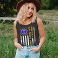 Vintage Usa American Flag Proud To Be Us Navy Uncle Military Unisex Tank Top