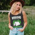 Weekend Forecast Camping With A Chance Of Drinking Funny Unisex Tank Top