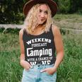 Weekend Forecast Camping With Wine 12 Shirt Unisex Tank Top