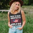 Womens Back To Back Undefeated World War Champs 4Th Of July Unisex Tank Top