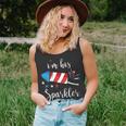 Womens Im His Sparkler Funny 4Th Of July For Women Unisex Tank Top