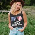 Womens Time For A Mega Pint Funny 4Th Of July Patriotic Sunglasses Unisex Tank Top