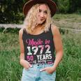 Womens Vintage Birthday Gifts Made In 1972 50 Year Of Being Awesome Unisex Tank Top
