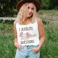 Axolotl I Axolotl Questions Cute Animal Mexican Walking Fish Unisex Tank Top