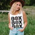 Box Box Box F1 Tyre Compound V2 Design Unisex Tank Top