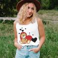 Cartoon Animal Happy Loving Teddy Bear Unisex Tank Top