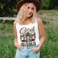 God Gifted Me Two Titles Mom And Nana Leopard Unisex Tank Top