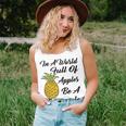 In A World Full Of Apples Be A Pineapple Funny Pineapple Gift Pineapple Lover Unisex Tank Top