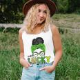 One Lucky Grammy Life Messy Bun St Patricks Day Irish Unisex Tank Top