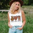 Peace Love Coffee Unisex Tank Top