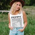 Peppy Grandpa Gift Peppy Nutritional Facts Unisex Tank Top