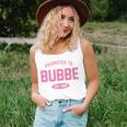 Promoted To Bubbe Baby Reveal Gift Jewish Grandma Unisex Tank Top