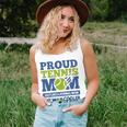 Proud Tennis Mom Funny Tennis Player Gift For Mothers Unisex Tank Top