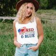Red Wine & Blue Us Flag 4Th Of July Unisex Tank Top