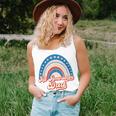 Us Flag Rainbow All American Dad 4Th Of July Mothers Day Unisex Tank Top