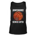 50Th Birthday Basketball Player 50 Years Old Vintage Retro Unisex Tank Top