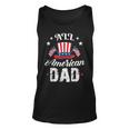 All American Dad 4Th Of July Patriot Hat With American Flag Unisex Tank Top