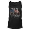 American Flag Thank You Veterans Proud Veteran  V2 Unisex Tank Top