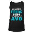Avo Grandpa Fishing Gift My Favorite Fishing Buddy Calls Me Avo Unisex Tank Top