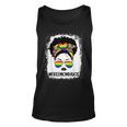 Black Womens Free Mom Hugs Messy Bun Lgbt Pride Rainbow Unisex Tank Top