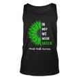 Cool In May We Wear Green Sunflower Mental Health Awareness Unisex Tank Top