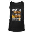 Country Music And Beer Thats Why Im Here Festivals Concert Unisex Tank Top
