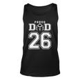 Custom Proud Football Dad Number 26 Personalized For Men Unisex Tank Top