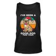Cute Dog Christmas Pit Bull Terrier Santa Hat Retro Vintage T-Shirt Unisex Tank Top