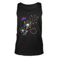 Dandelion Mardi Gras Mask Beads Carnival Masquerade Party Unisex Tank Top