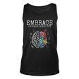 Embrace Neurodiversity Funny V2 Unisex Tank Top