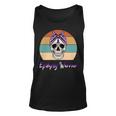 Epilepsy Warrior Skull Women Vintage Purple Ribbon Epilepsy Epilepsy Awareness V2 Unisex Tank Top