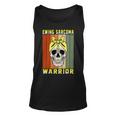 Ewings Sarcoma Warrior Skull Women Vintage Yellow Ribbon Ewings Sarcoma Ewings Sarcoma Awareness Unisex Tank Top