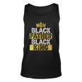 Mens Fathers Day Black Father Black King African American Dad Tank Top