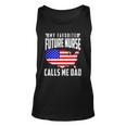Mens My Favorite Future Nurse Calls Me Dad Usa Flag Fathers Day Tank Top