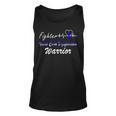 Fighter Vocal Cord Dysfunction Warrior Heartbeat Blue Ribbon Vcd Vocal Cord Dysfunction Awareness Unisex Tank Top