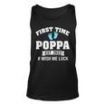 First Time Poppa 2022 Wish Me Luck Unisex Tank Top