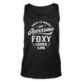 Foxy Grandma Gift This Is What An Awesome Foxy Looks Like Unisex Tank Top