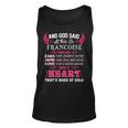 Francoise Name Gift And God Said Let There Be Francoise Unisex Tank Top