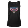 Freedom Eagle 4Th Of July American Flag Patriotic Unisex Tank Top