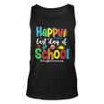 Funny Happy Last Day Of School Hello Summer Multicolored Unisex Tank Top