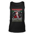 Funny Joe Biden Happy Easter Ugly Christmas Unisex Tank Top