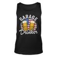 Garage Drinker 4Th Of July American Flag Dad Mens Garage Unisex Tank Top