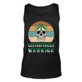 Gastroparesis Warrior Skull Women Vintage Green Ribbon Gastroparesis Gastroparesis Awareness Unisex Tank Top