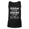 Gram Grandma Gift Gram Is My Name Spoiling Is My Game Unisex Tank Top