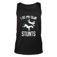 I Do My Own Stunts Get Well Funny Horse Riders Animal Unisex Tank Top