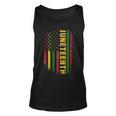 Juneteenth Us Flag Black King Melanin Dad Men Fathers Day Unisex Tank Top