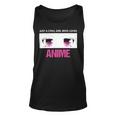 Just A Girl Who Loves Anime Chill Anime Girl Unisex Tank Top